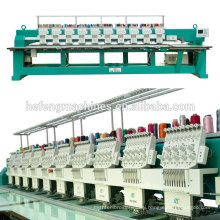 10 Heads Flatbed Embroidery Machine With 9 Needles , Servo Motor
